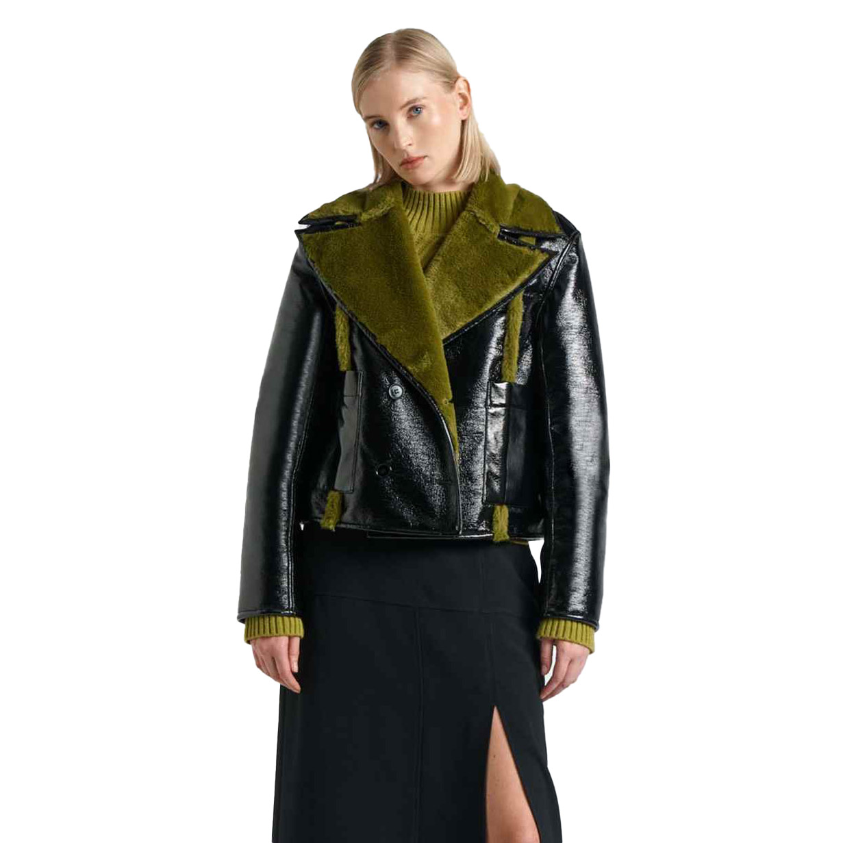 Cue Reversible Faux Fur Jacket